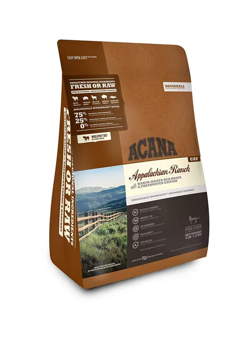 Acana Regionals Appalachian Ranch Dry Cat Food 4-lb