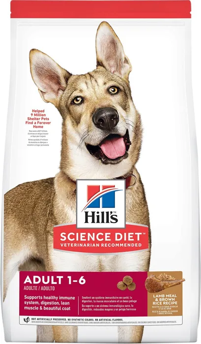 Adult Lamb Meal & Brown Rice Recipe Dry Dog Food 4.5-Lb