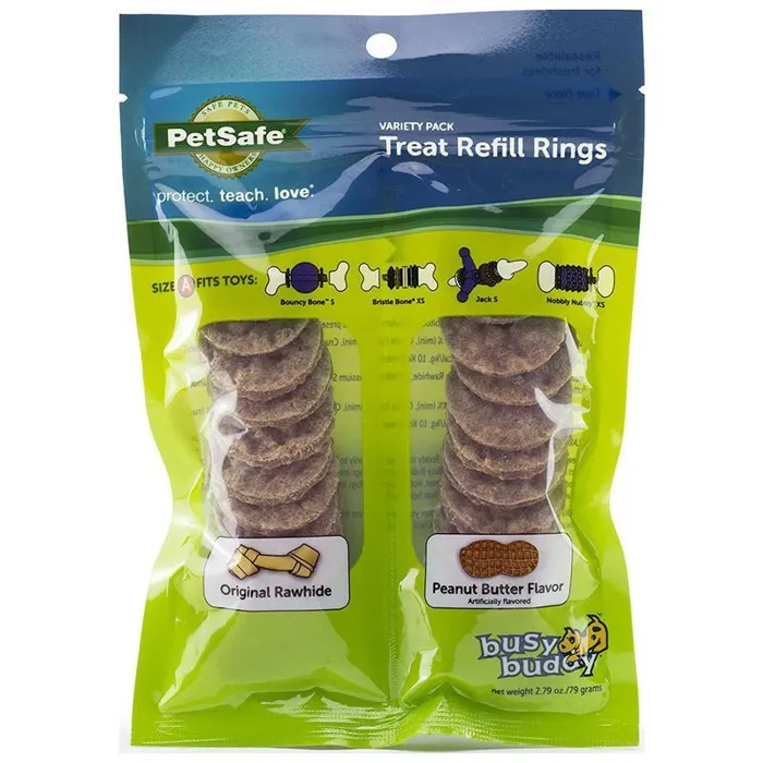 Busy Buddy Dog Treat Ring Variety Pack, Sm