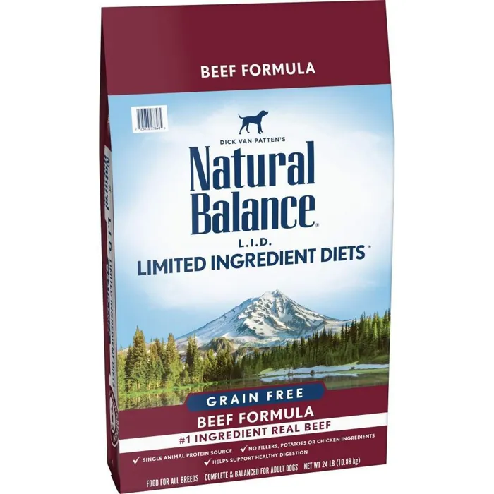 L.I.D. Limited Ingredient Diets Beef Dry Dog Food 24-Lb