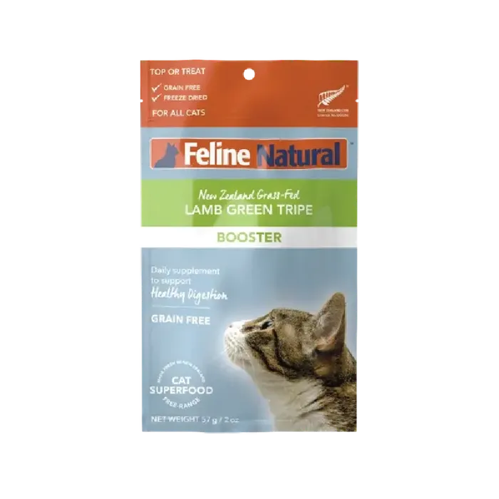 Feline Natural Cat Fd Lamb Green Tripe Topper 2-oz