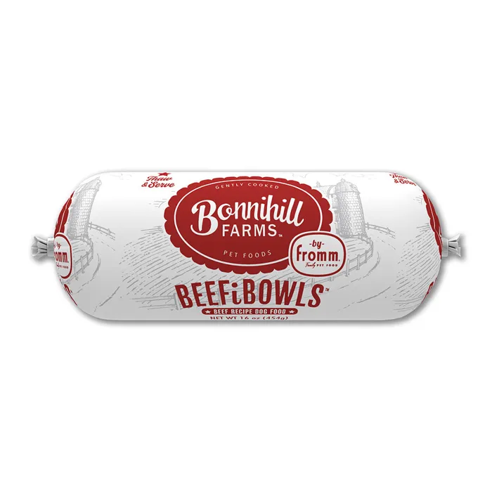 Fromm Bonnihill Farms BeefiBowls 16-ounce chub front