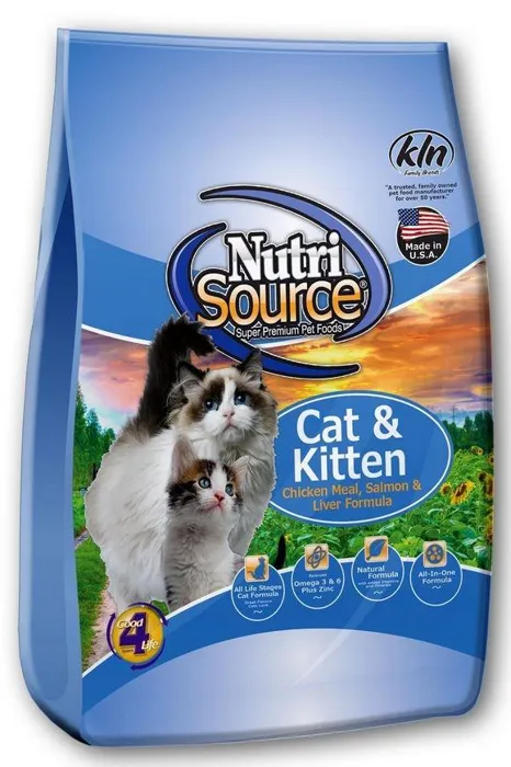 Nutrisource Chicken & Salmon Cat Food 6.6-lb