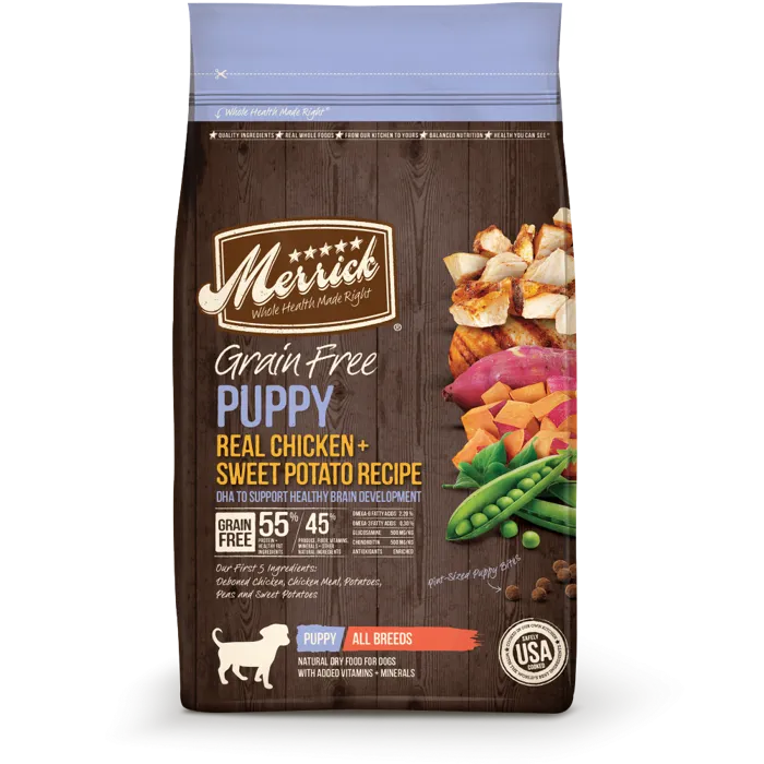 Grain Free Puppy Chicken Recipe Dry Dog Food 25-Lb