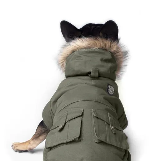 Alaskan Parka In Army Green 10"