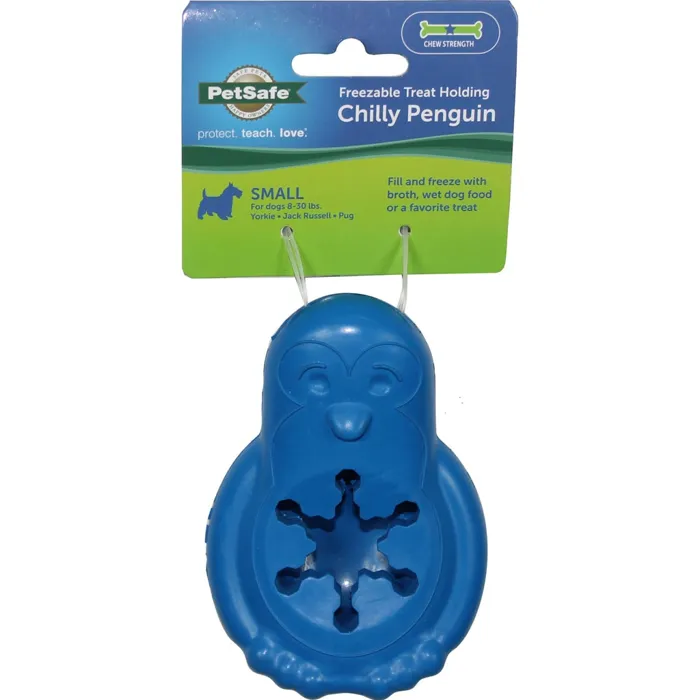 Freezable Treat Holding Chilly Penguin Sm