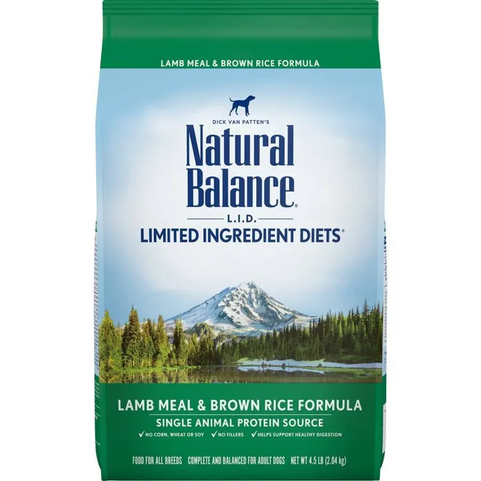 L.i.d. Limited Ingredient Diets Lamb Meal & Brown Rice Dry Dog Food 28-lb