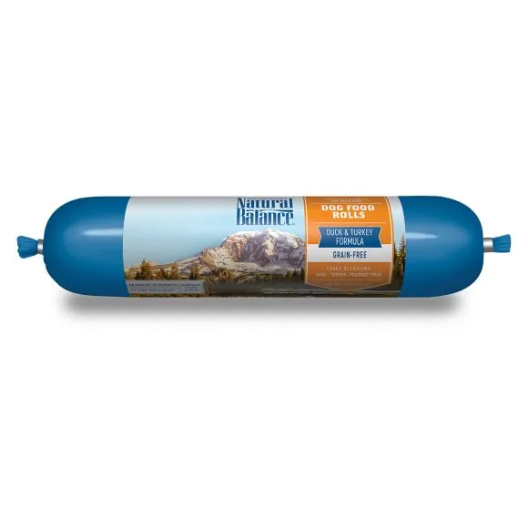 Duck & Turkey Formula Grain Free Dog Food Rolls 1-Lb