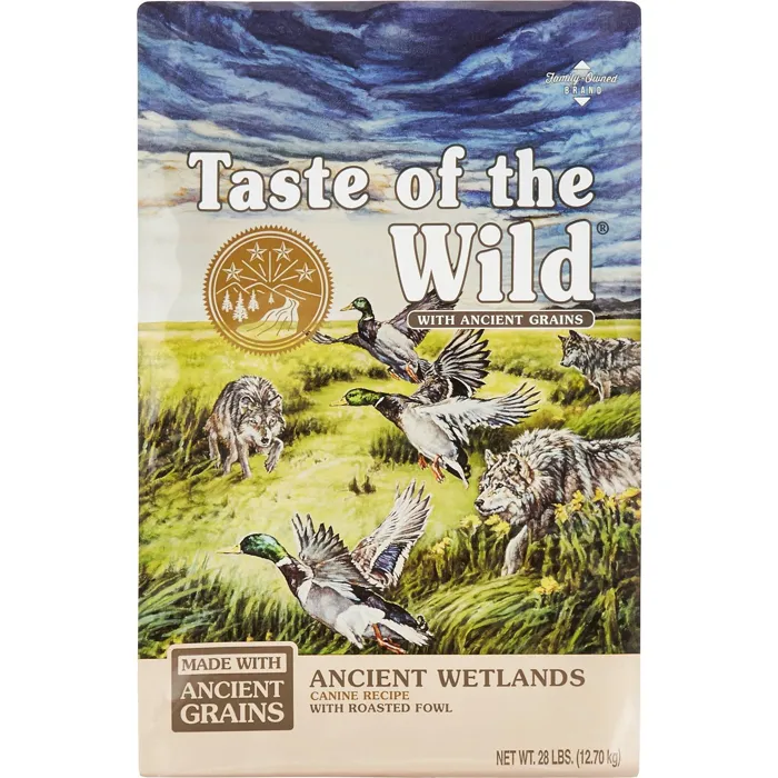 Ancient Wetlands Roasted Fowl & Ancient Grain Recipe Dry Dog Food 5-Lb