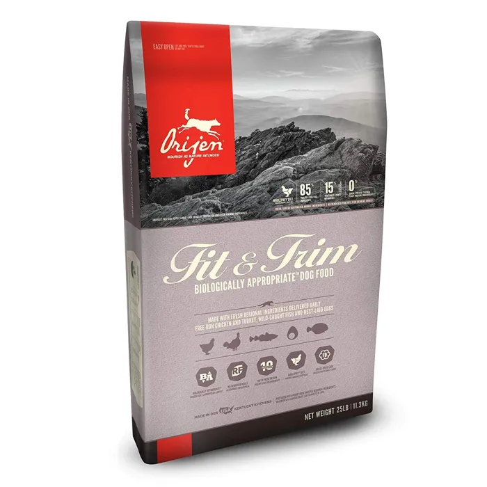 Dry Dog Food, Fit & Trim, Biologically Appropriate & Grain Free 25-lb