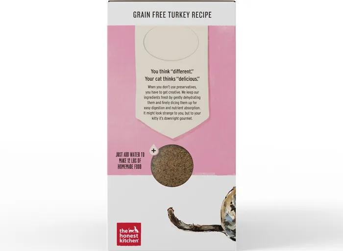 Grain-free Turkey Recipe Dehydrated Cat Food 4-lb