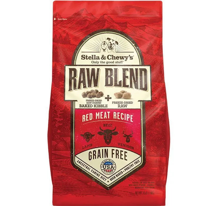 Raw Blend Red Meat Recipe Dry Dog Food 10-Lb
