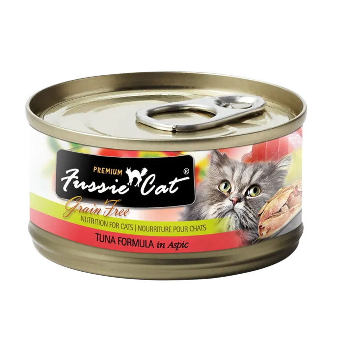 Fussie Cat Premium Gf Tuna Shred Can 2.82-oz