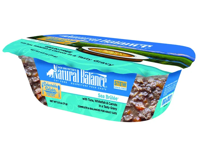 Delectable Delights Sea Brulee Stew Grain-free Wet Cat Food 2.5-oz