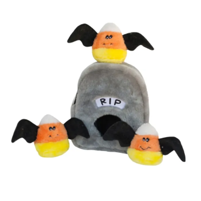Zippy Burrow Gravestone Puzzle Dog Toy Plush