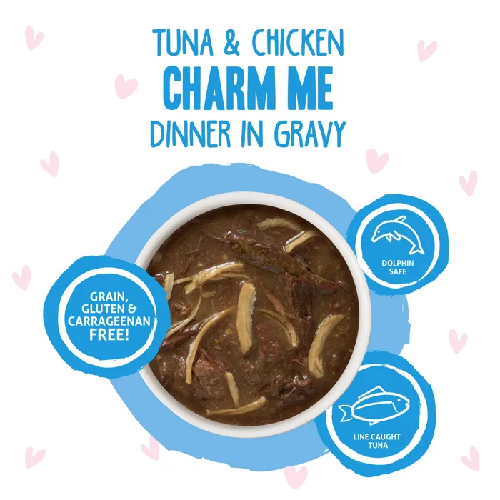 Weruva B.f.f. Tuna & Chicken Charm Me Recipe Pouches Wet Cat Food 3-oz