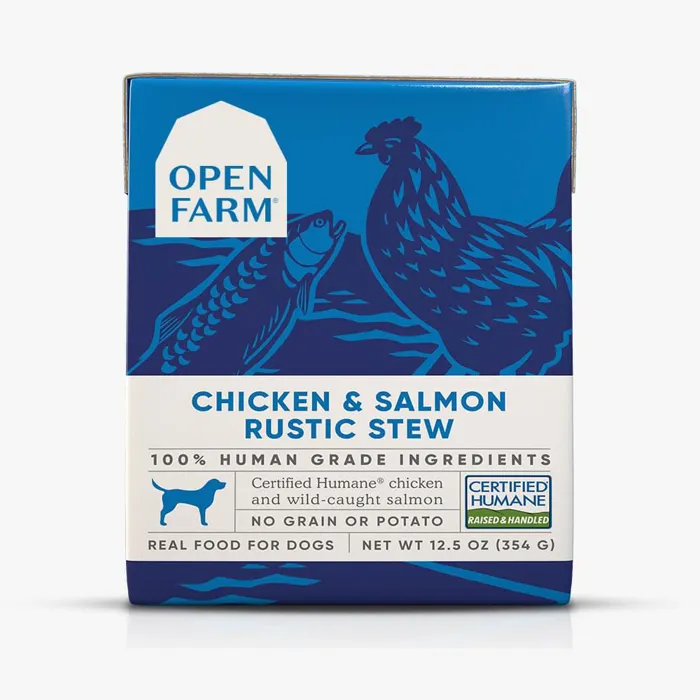 Chicken & Salmon Recipe Rustic Stew Dog Food 12.5-Oz