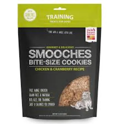 Smooches Grain-free Chicken & Cranberry Recipe Cookie Dog Treats 12-oz