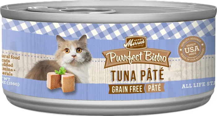 Purrfect Bistro Grain-free Tuna Pate Canned Cat Food 5.5-oz