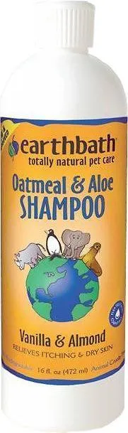 Oatmeal & Aloe Shampoo For Dogs & Cats 16-Oz. Bottle