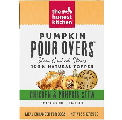 Pumpkin Pour Overs Chicken & Pumpkin Stew Wet Dog Food Topper 5.5-oz