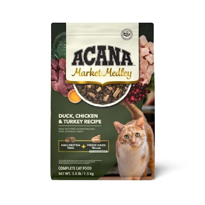 Acana Cat Dry Market Medley Poultry + Fd Duck 3.5#