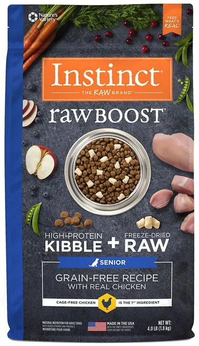 Instinct Raw Boost Senior Gf W/ Real Chkn Nat 4-lb