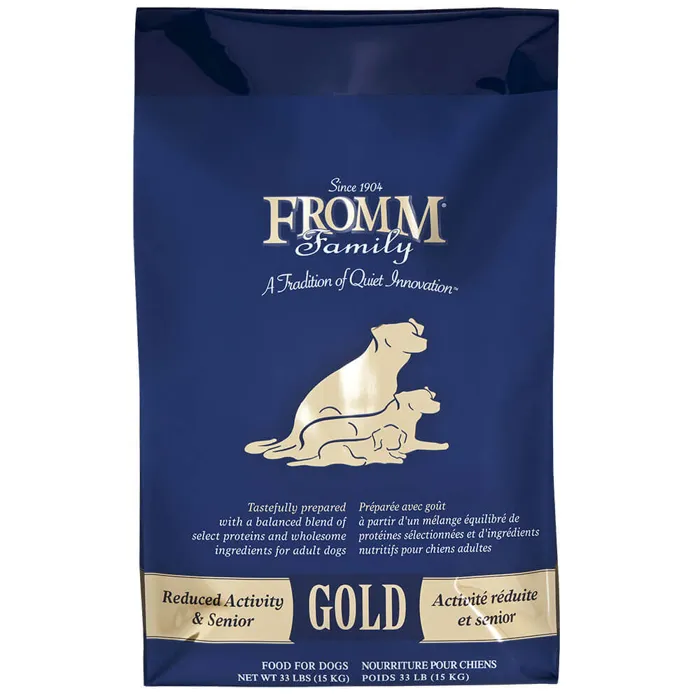 Gold Reduced Activity & Senior Dry Dog Food 33-lb