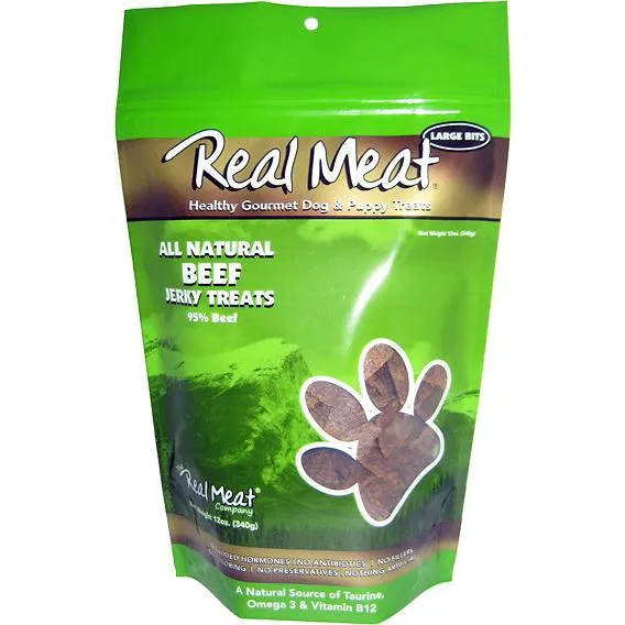 95% Beef Jerky Bitz Dog Treats 4-oz