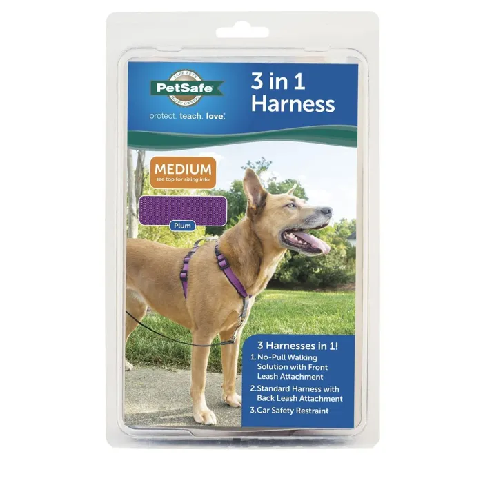 3 In 1 Harness Medium Plum Medium