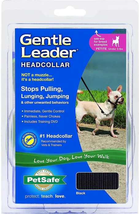 Gentle Leader Headcollar No-pull Collar Petite Blk