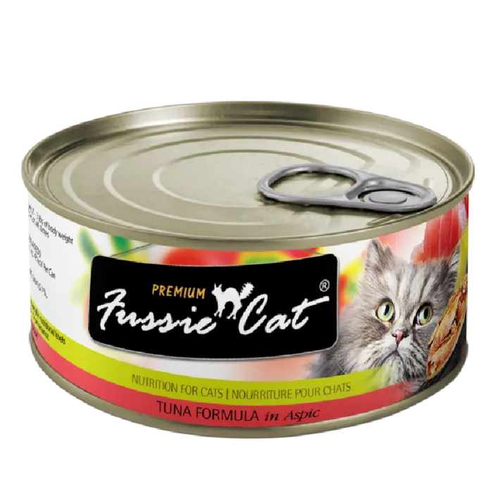 Fussie Cat Premium Tuna Formula In Aspic Grain-free Canned Cat Food 2.82-oz