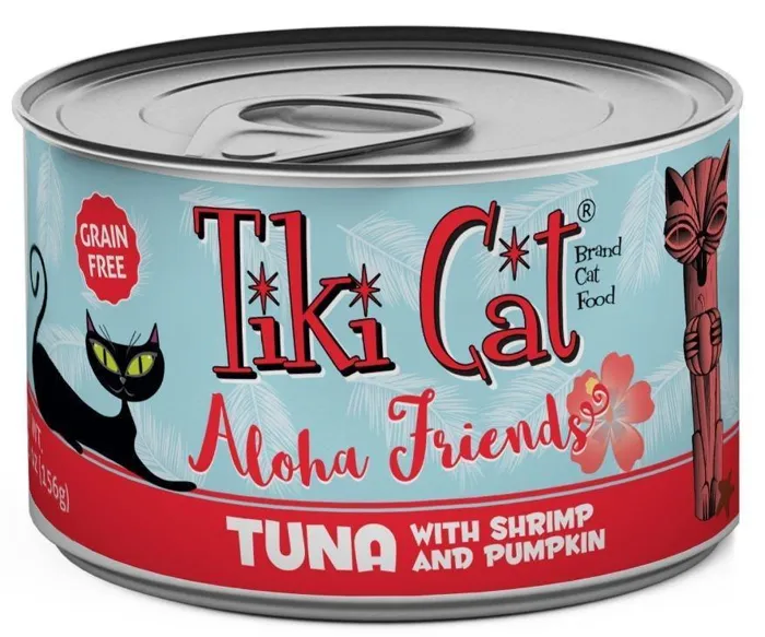 Tiki Aloha Friends Gf Tuna W/shrimp & Ppkn 2.8-oz