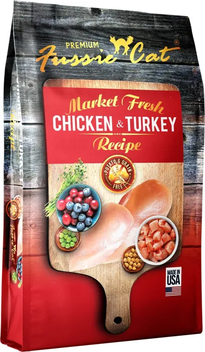 Market Fresh Chicken & Turkey Recipe Grain-free Dry Cat Food 4-lb