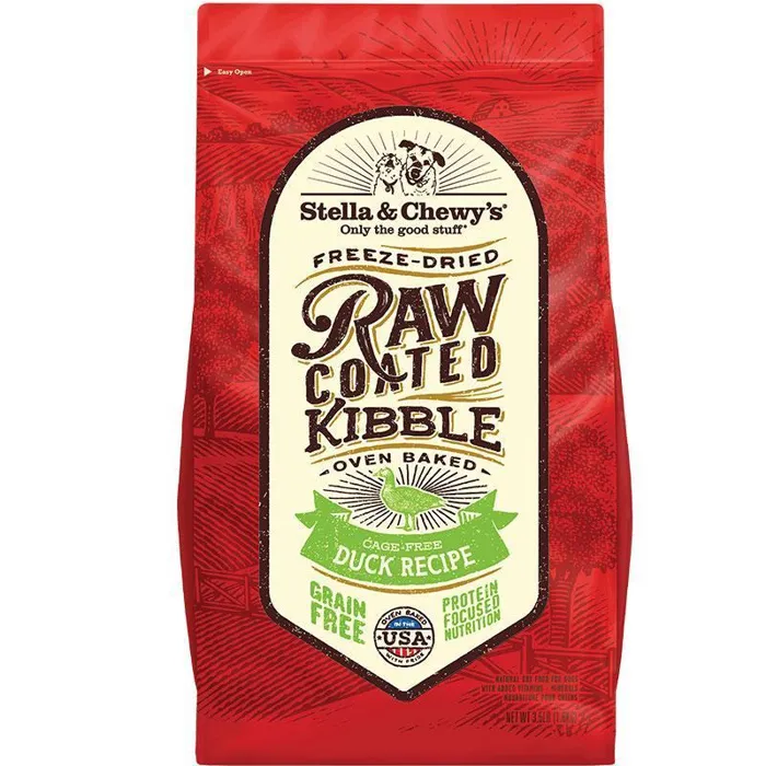Raw Coated Duck Recipe Dry Dog Food 22-Lb