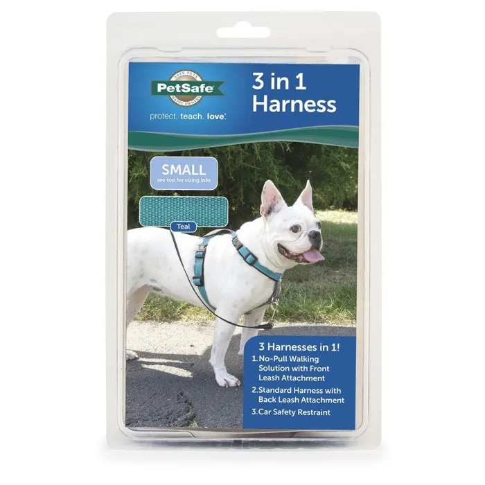 3 In 1 Harness Small Teal Small