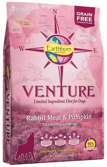 Venture Grain Free Rabbit Meal & Pumpkin Dry Dog Food 12.5-Lb