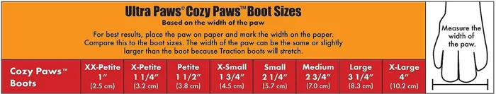 Cozy Paws Traction Dog Boots X-large