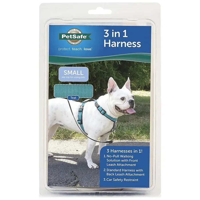 3 In 1 Harness Small Teal Small
