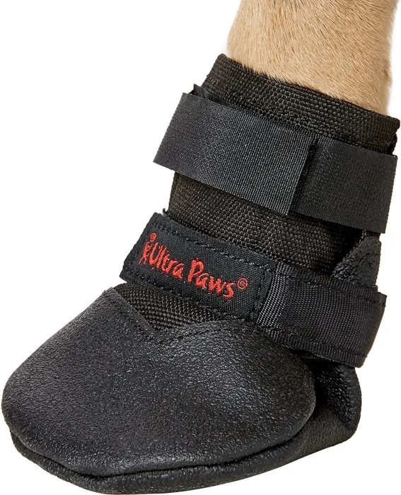 Durable Black Dog Boots Large