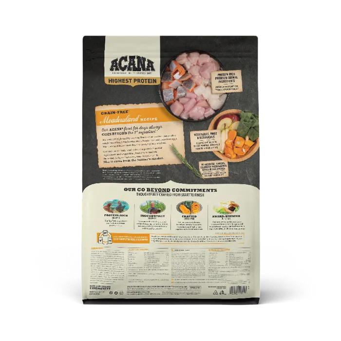 Acana Regionals Meadowland Grain-free Dry Dog Food 4.5-lb
