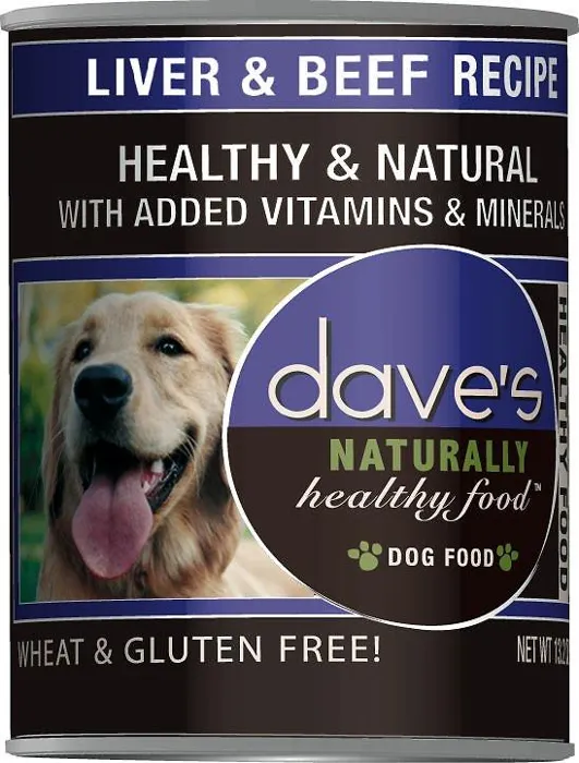 Dave's Lvr & Bf Can Dog Food 13-oz