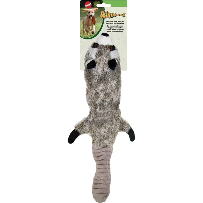 Skinneeez Racoon Dog Toy 24" Plush Toy