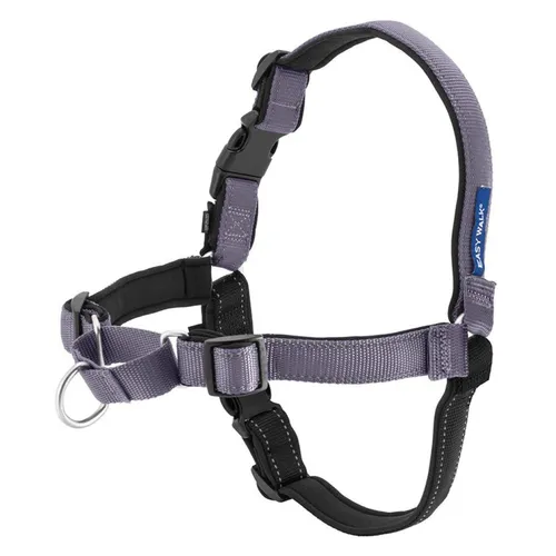 Deluxe Easy Walk No Pull Harness Medium Steel