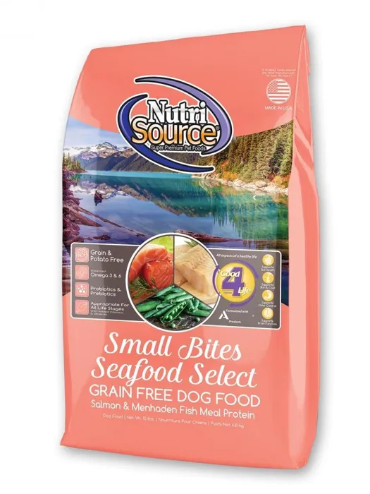 Grain Free Small Breed Seafood Select Dry Dog Food 15-Lb