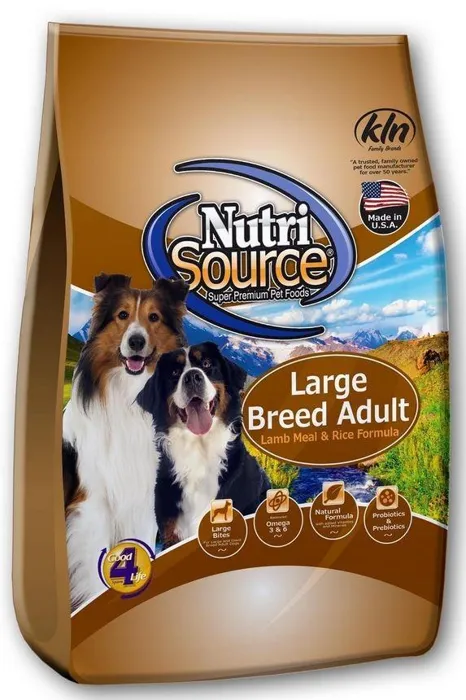 Large Breed Adult Lamb & Rice Dry Dog Food 30-Lb