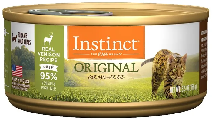 Instinct Grain-Free Venison Formula Canned Cat Food 3-Oz