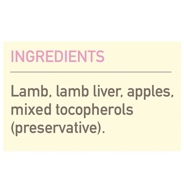 Singles Limited Ingredient Freeze-dried Dog Treats, Lamb & Apple, Biologically Appropriate & Grain Free 1.25-oz