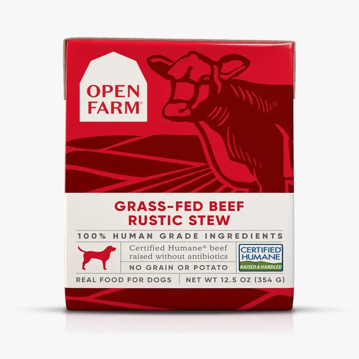Grass-Fed Beef Recipe Rustic Stew Dog Food 12.5-Oz