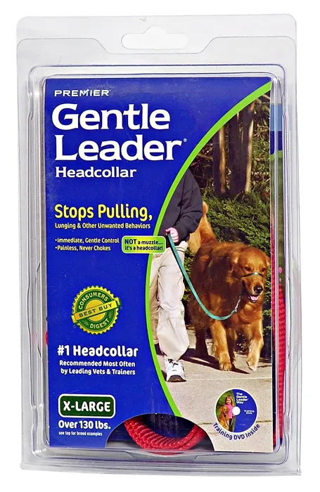 Gentle Leader Headcollar, No-pull Dog Collar X-large Red